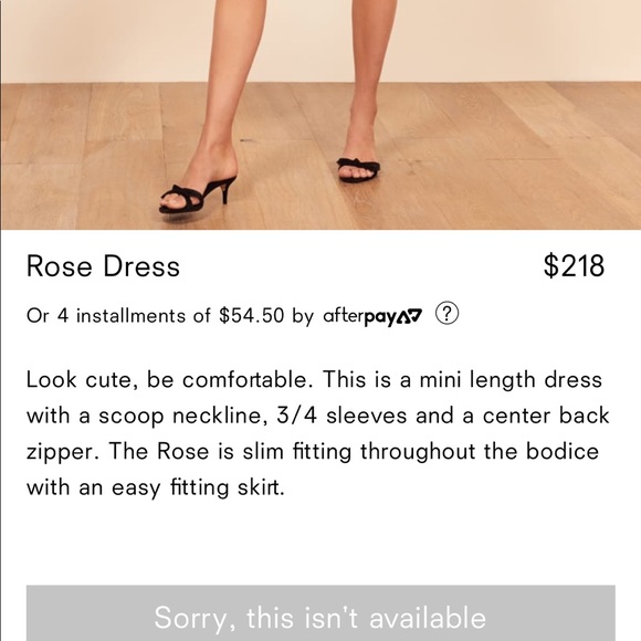 REFORMATION ROSE DRESS BNWT SIZE 2 - Picture 2 of 5